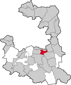 Poziția comunei Ottobrunn pe harta districtului München