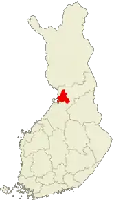 Poziția localității Oulu