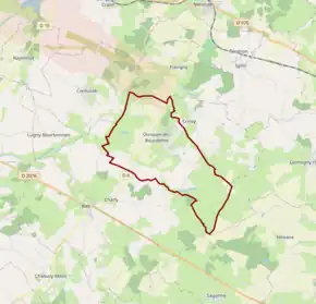 Poziția localității Ourouer-les-Bourdelins