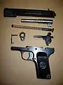 Pistol TT, părţi componente