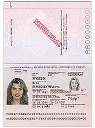 Pagina cu date si a semnaturii