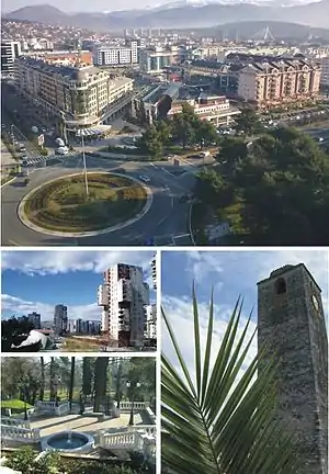 Colaj de imagini cu Podgorița