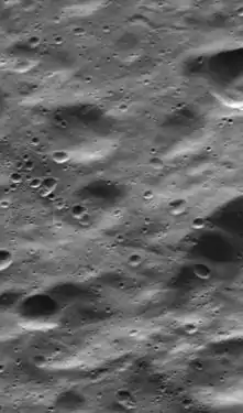 Close view of Dione