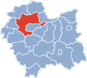 Poziția localității Cracovia