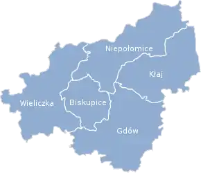 Împărțirea județului în comune