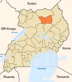 Poziția localității Pader