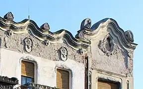 Palatul Ludwig Besch si Karl Piffl, detaliu