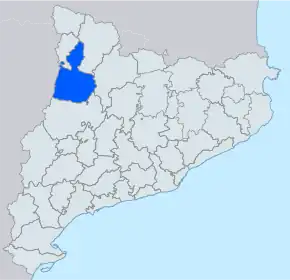 Poziția localității Pallars Jussà