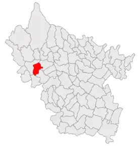 Poziția localității Pănătău