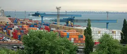 Terminalul de containere în 2007