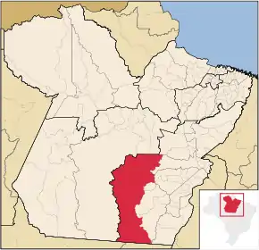 Poziția localității São Félix do Xingu