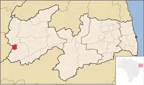 Poziția localității Bonito de Santa Fé