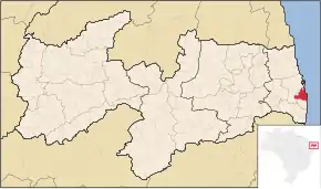 Poziția localității João Pessoa