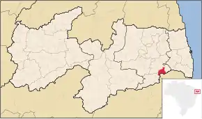 Poziția localității Salgado de São Félix