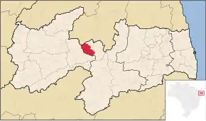 Poziția localității São Mamede