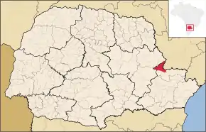 Poziția localității Doutor Ulysses