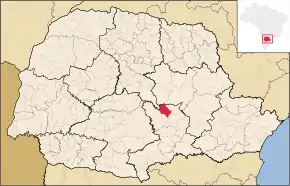 Poziția localității Ivaí