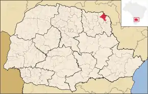 Poziția localității Jacarezinho