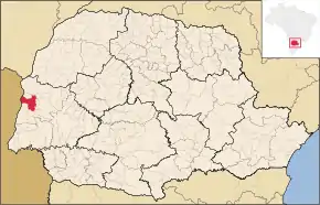 Poziția localității Marechal Cândido Rondon