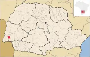 Poziția localității Medianeira