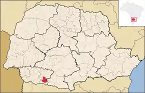 Poziția localității Pato Branco