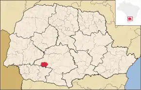 Poziția localității Rio Bonito do Iguaçu