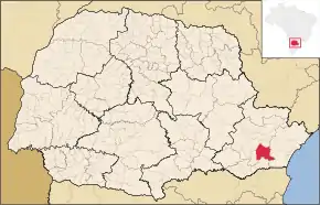 Localisation de São José dos Pinhais