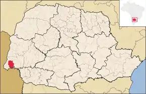 Poziția localității São Miguel do Iguaçu