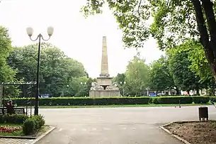 Piațeta centrală privită dinspre sud