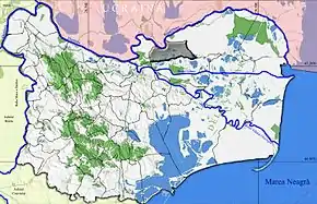 Amplasarea în cadrul județului