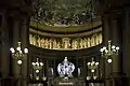 Église de la Madeleine Paris Interiorul, cu statuia Magdalenei de Carlo Marochetti (1805-1867)