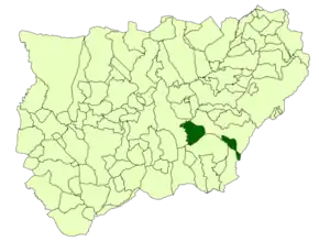 Poziția localității Peal de Becerro