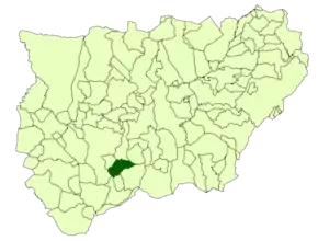 Poziția localității Pegalajar (Jaén)