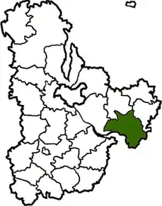 Poziția localității Pereiaslav-Hmelnițki