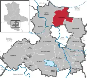 Poziția localității Petersberg