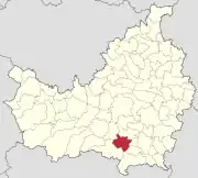 Localizarea comunei în județul Cluj