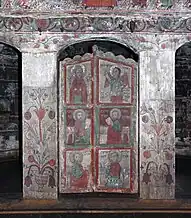 Uşile împărăteşti: Buna Vestire; Evangheliştii