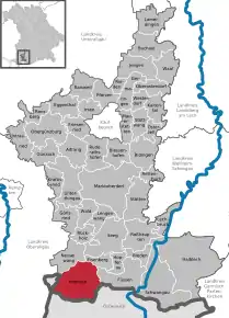 Poziția localității Pfronten