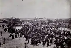 Procesiune religioasă la Bălți, 1910.