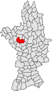 Poziția localității Piatra-Olt