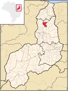 Poziția localității Campo Maior (Piauí)