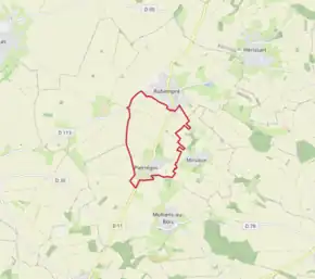 Poziția localității Pierregot