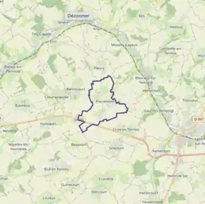 Poziția localității Pierremont