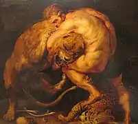„Lupta lui Hercule cu leul din Nemeea”, Paul Rubens