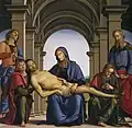 Tabloul „Pietà”, de Pietro Perugino, de la Galeria Uffizi din Florența