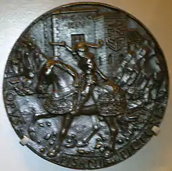 A doua medalie a lui Sigismondo Pandolfo Malatesta, de Pisanello, (1445), revers