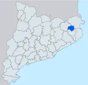 Poziția localității Pla de l'Estany