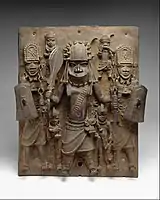 Placă de bronz de Benin