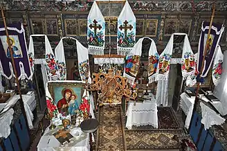 Biserica de lemn din Plopiș (interior)
