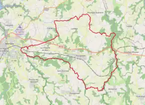 Poziția localității Plouigneau